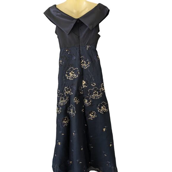 NWT Sz 8 Teri Jon by Rickie Freeman $1050 Formal Dress Mother of Bride Prom - Picture 5 of 7